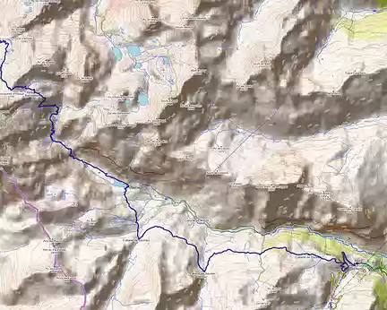 208_J8 8 août. Des Oulettes de Gaube à Gavarnie (Granges de Holle). 20,76 km, + 783 m, - 1437 m